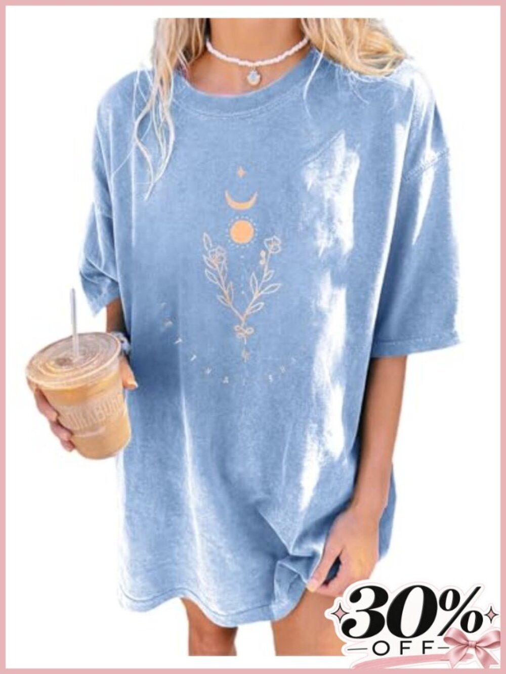 Oversized Graphic T-Shirt for Women Loose Fit Crew Neck Short Sleeve Tee